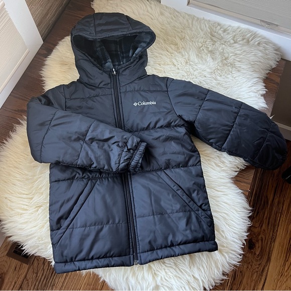 Columbia Reversible Winter Jacket Fleece Lined Size Small 8 - Picture 2 of 13